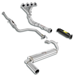 Supersprint Sport package Ø50, Complete system HONDA CIVIC CRX 1.6i Non Kat 87-89