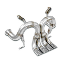 Supersprint Rear "X-Pipe" (Replaces OEM rear muffler)-22,0 Kg LAMBORGHINI AVENTADOR Coupè LP 700-4 V12 11-16 (with valve)