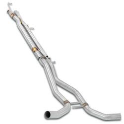 Supersprint Centre pipe Right - Left + " X - Pipe ". (Replaces OEM centre exhaust.) RANGE ROVER SPORT 4.2i V8 Supercharged 05-09