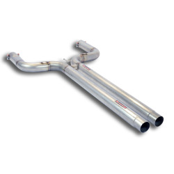 Supersprint Centre pipes kit Right - Left with "H-Pipe" MASERATI Ghibli 3.0i V6 13-17 (with valve)