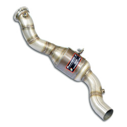 Supersprint Downpipe Left + Metallic catalytic converter MASERATI Ghibli "Trofeo" 3.8L V8 Twin Turbo 20-23 (with valve)