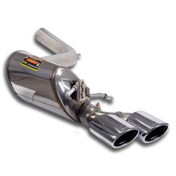 Supersprint Rear muffler Sport Left 120x80 MERCEDES W204 C63 AMG V8 07-13