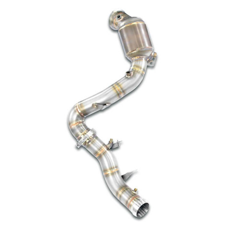 Izpušni sistemi SUPERSPRINT Supersprint Downpipe Left + primary catalytic Deletes the secondary catalytic + GPF MERCEDES W205 C63 AMG 4.0i V8 Bi-Turbo 19+ | race-shop.si