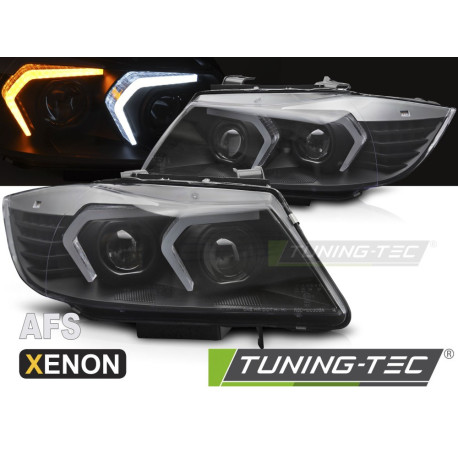 Osvetlenie XENON AFS HEADLIGHTS LED BLACK fits BMW E90 / E91 LCI 09-11 | race-shop.si