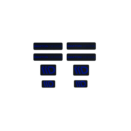 Nalepke 3D Sticker Set Maxton Design (Black and Navy Blue) | race-shop.si