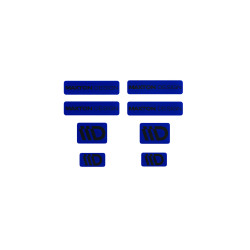 3D Sticker Set Maxton Design (Dark Navy and Black)
