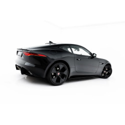 Street Pro Side Skirts Diffusers Jaguar F-Type X152 Facelift 2 (Black-Red)
