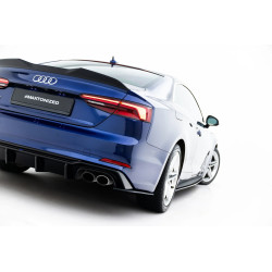 MAXTON DESIGN Street Pro zadnji stranski difuzorji za Audi S5 Coupe F5, črna