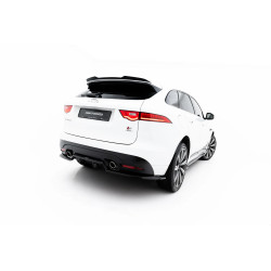 MAXTON DESIGN zadnji splitter za Jaguar F-Pace S X761 (z navpičnimi prečkami), sijajno črna