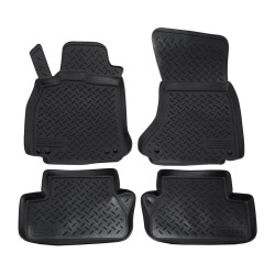 3D rubber floor mats for AUDI A4 B8 2007-2015 4pc