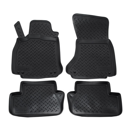 Za specifičen model 3D rubber floor mats for AUDI A4 B8 2007-2015 4pc | race-shop.si