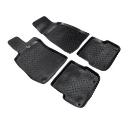 3D rubber floor mats for AUDI A6 C6 2004-2011 4pc