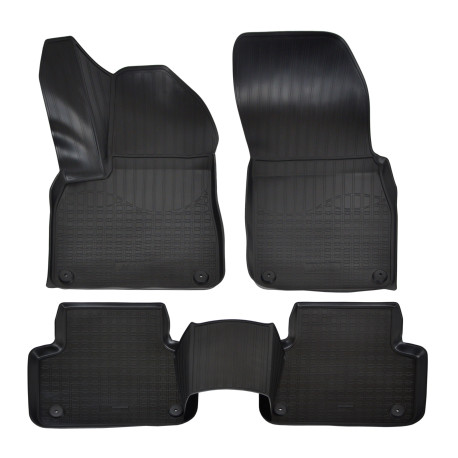 Za specifičen model 3D rubber floor mats for AUDI Q8 2018-up 5seats 4pcs | race-shop.si