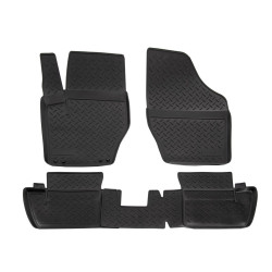 3D rubber floor mats for CITROEN C4 2010 -2018 4pc