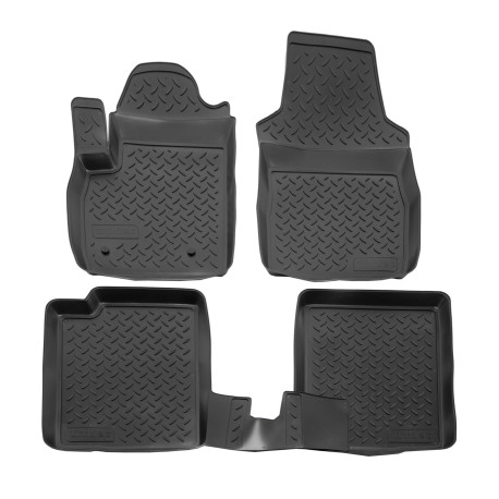 Za specifičen model 3D rubber floor mats for FIAT Panda 2003-2012 4pc | race-shop.si