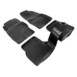 3D rubber floor mats for FORD Focus II 2004-2008 4pc