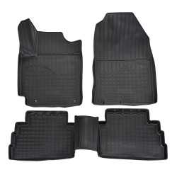3D rubber floor mats for HYUNDAI Kona 2018-2023 / no for eKona