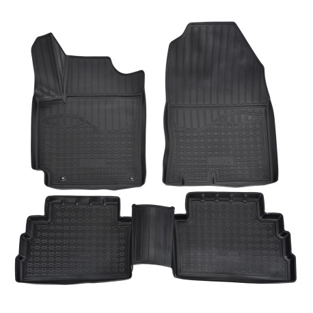 Za specifičen model 3D rubber floor mats for HYUNDAI Kona 2018-2023 / no for eKona | race-shop.si