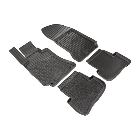 Za specifičen model 3D rubber floor mats for MERCEDES C-Class W204 2011-2014 4pc | race-shop.si