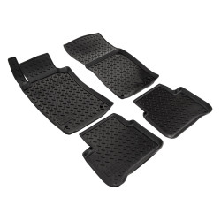 3D rubber floor mats for MERCEDES E-Class W211 2002-2009 4pc