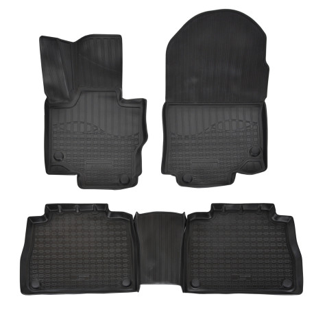 Za specifičen model 3D rubber floor mats for MERCEDES GLE V167 2018-up 5pcs | race-shop.si