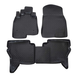 3D rubber floor mats for MITSUBISHI Pajero IV 2006-2015 4pc