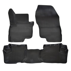 3D rubber floor mats for MITSUBISHI Outlander Cross PHEV 2021-up 4pcs