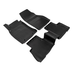 3D rubber floor mats for NISSAN Juke 2010-2018 4pc
