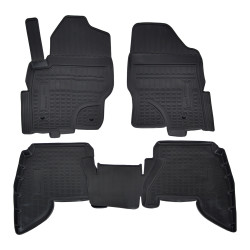 3D rubber floor mats for NISSAN Pathfinder&nbsp; R51 2005-2014