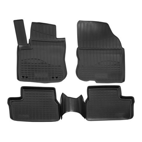 Za specifičen model 3D rubber floor mats for PEUGEOT 2008 2013 - 2018 4pc | race-shop.si