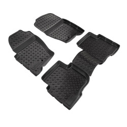 3D rubber floor mats for LANDROVER Discovery III 2005-2010/ Discovery IV 2010-2016 4pc