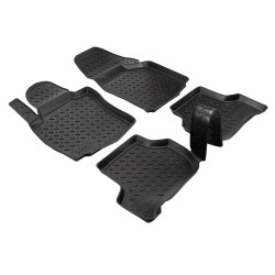 3D rubber floor mats for SEAT Leon 2005-2012 4pc