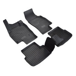 3D rubber floor mats for SEAT Arona/ Ibiza/ Polo/ T-cross 2017-up/A1 2019-up/ VW Taigo 2021- up 4 pcs