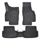 Za specifičen model 3D rubber floor mats for SEAT Arona/ Ibiza/ Polo/ T-cross 2017-up/A1 2019-up/ VW Taigo 2021- up 4 pcs | race-shop.si