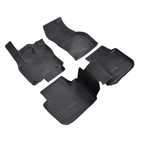 Za specifičen model 3D rubber floor mats for SEAT Tarraco 2018 -up 5 pcs | race-shop.si