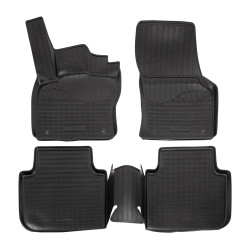 3D rubber floor mats for SKODA Kodiaq 2017-up 4pc