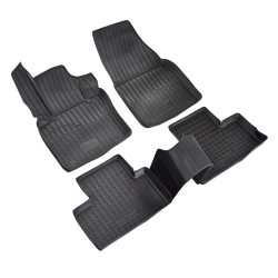 3D rubber floor mats for VOLVO XC40 2017-up 5 pcs