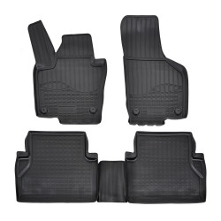 3D rubber floor mats for VOLKSWAGEN Sharan 2 2010 5 Seater / Seat Alhambra 2010-2017 4pcs