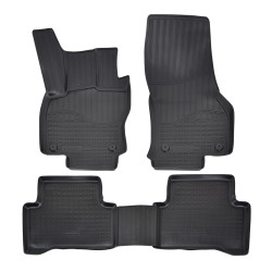 3D rubber floor mats for VOLKSWAGEN Touran III 5T 2015-up