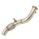 Down pipe, dump pipe Downpipe for BMW 3 Series E90/E91 318d/320d M47N2 | race-shop.si