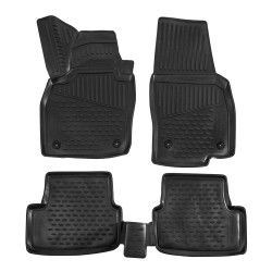 Rubber floor mats for VOLKSWAGEN Polo /Seat Ibiza / Seat Arona 2017-up /T- Cross /A1 -2019/VW Taigo 2021-up