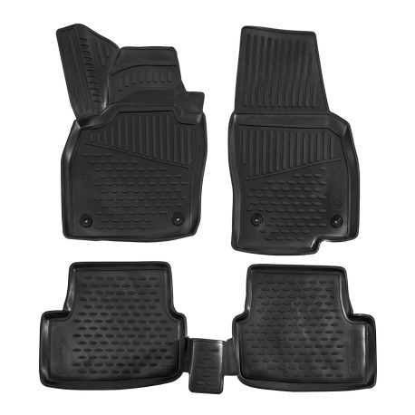 Za specifičen model Rubber floor mats for VOLKSWAGEN Polo /Seat Ibiza / Seat Arona 2017-up /T- Cross /A1 -2019/VW Taigo 2021-up | race-shop.si