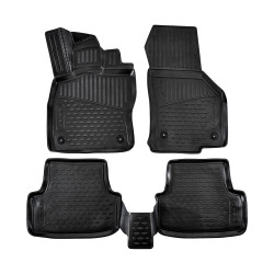Rubber floor mats for VOLKSWAGEN Golf VII combi 2012-2019