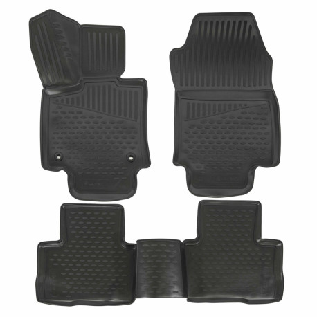 Za specifičen model Rubber floor mats for TOYOTA RAV- 4 2019-2025 4pcs | race-shop.si