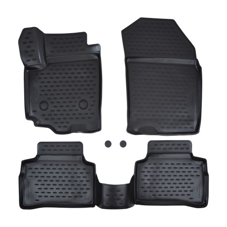 Za specifičen model Rubber floor mats for SUZUKI Vitara 2015-up cross 4pcs | race-shop.si