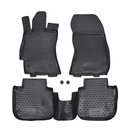 Za specifičen model Rubber floor mats for SUBARU Outback 2010-2014 4pcs | race-shop.si