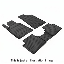 Rubber floor mats for RENAULT Captur 2019-up 4pcs