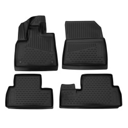 Rubber floor mats for PEUGEOT Rifter 2018-up 5 miest 4pcs