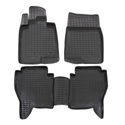 Rubber floor mats for MITSUBISHI Pajero IV 2007-2015 4pcs