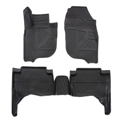 Rubber floor mats for MITSUBISHI L200 2015-2019 4pc